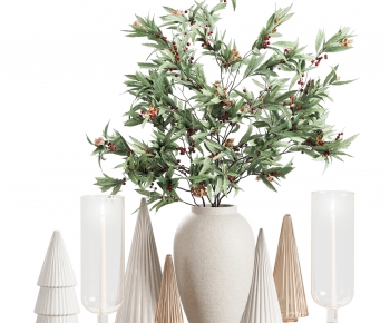 Modern Potted Green Plant-ID:885432963