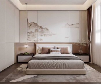 New Chinese Style Bedroom-ID:766416072
