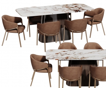 Modern Dining Table And Chairs-ID:594014881
