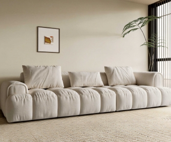Modern Three-seat Sofa-ID:757797968