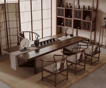 New Chinese Style Tea Tables And Chairs-ID:245997917