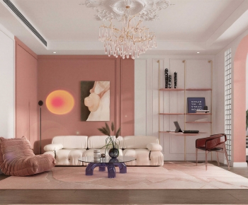 Modern A Living Room-ID:565851935