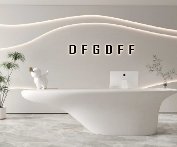 Modern Reception Desk-ID:226378921