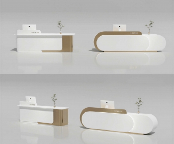 Modern Reception Desk-ID:539186959