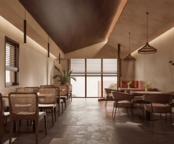 Wabi-sabi Style Dining Room-ID:860842945