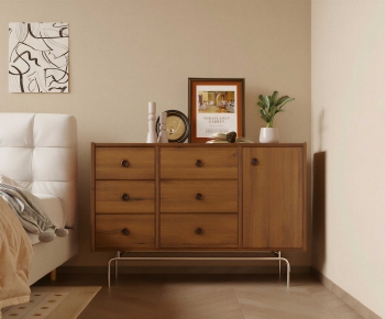 Wabi-sabi Style Entrance Cabinet-ID:397777089