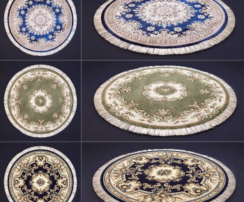 European Style Circular Carpet-ID:603017098