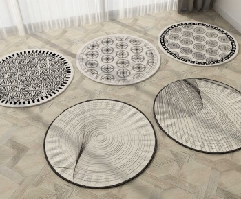 Modern Circular Carpet-ID:320696122