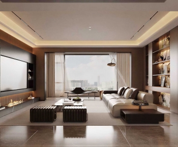 Modern A Living Room-ID:984519006