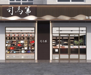 New Chinese Style Facade Element-ID:884990777