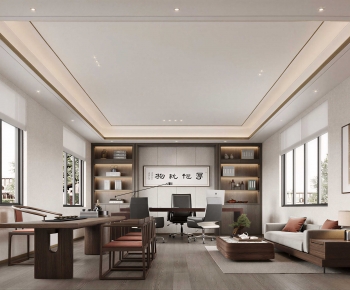 New Chinese Style Manager's Office-ID:352739102