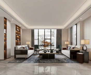 Modern A Living Room-ID:260838031