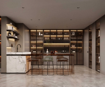 Modern Wine Cellar/Wine Tasting Room-ID:968871145