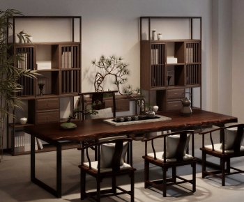 New Chinese Style Tea Tables And Chairs-ID:220661249