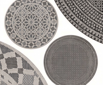 Modern Circular Carpet-ID:213880061