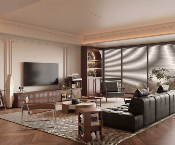 Modern A Living Room-ID:779889117