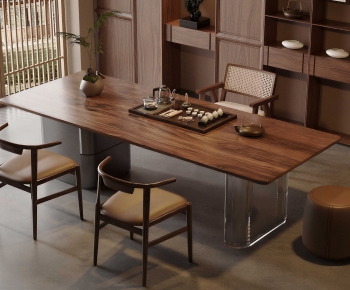 New Chinese Style Tea Tables And Chairs-ID:602430116