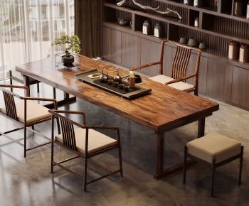 New Chinese Style Tea Tables And Chairs-ID:826513053