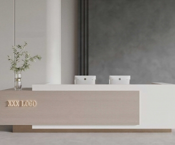 Modern Reception Desk-ID:616079091