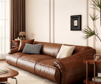 Modern Three-seat Sofa-ID:243849045