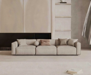 Modern Three-seat Sofa-ID:390284069