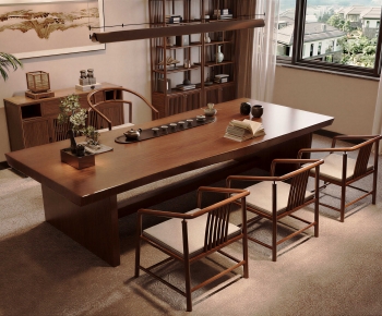 New Chinese Style Tea Tables And Chairs-ID:578962094