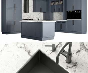 Simple European Style Kitchen Cabinet-ID:673738007