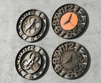 Industrial Style Wall Clock-ID:475193984