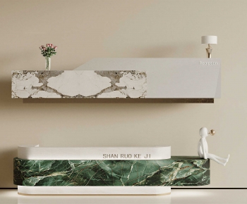 Modern Reception Desk-ID:608491906