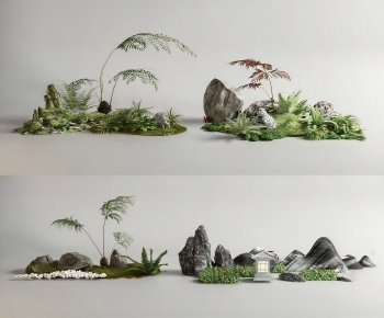 New Chinese Style Plant Landscaping-ID:497431046