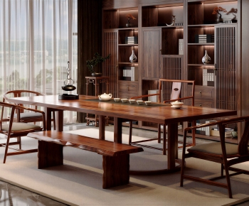 New Chinese Style Tea Tables And Chairs-ID:101699821