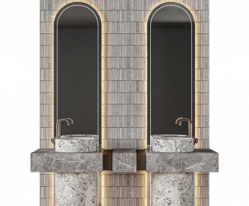 Modern Bathroom Cabinet-ID:577402117