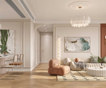 Modern A Living Room-ID:614356998