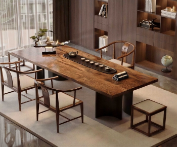 New Chinese Style Tea Tables And Chairs-ID:823327061