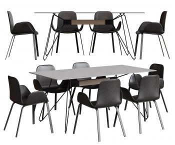 Modern Dining Table And Chairs-ID:831094034