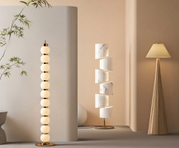 Wabi-sabi Style Floor Lamp-ID:593406923