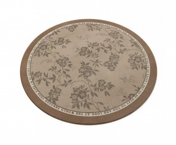 Retro Style Circular Carpet-ID:777306082