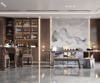 New Chinese Style Tea House-ID:430073984