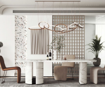 New Chinese Style Dining Table And Chairs-ID:921811109