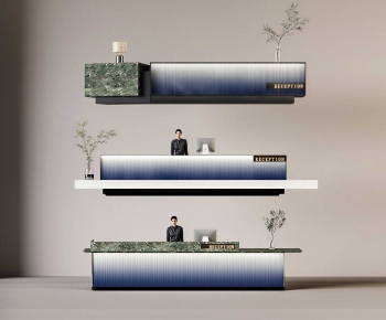 Modern Reception Desk-ID:245007049