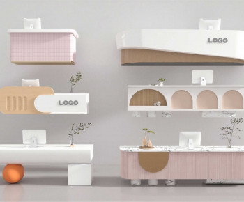 Modern Reception Desk-ID:914875986