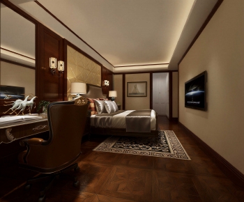 New Chinese Style Bedroom-ID:760139941