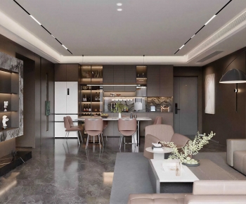 Modern A Living Room-ID:820628886