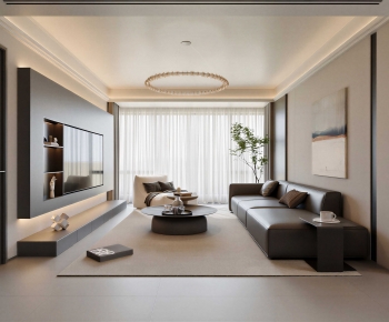 Modern A Living Room-ID:863625056
