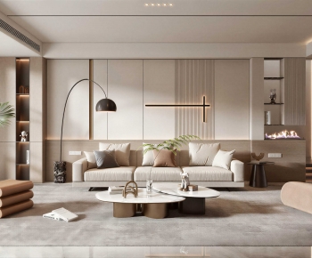 Modern A Living Room-ID:723846911