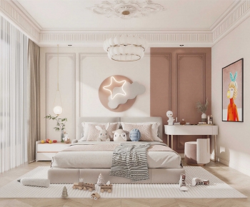 French Style Girl's Room Daughter's Room-ID:816640925