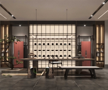 New Chinese Style Tea House-ID:494703058