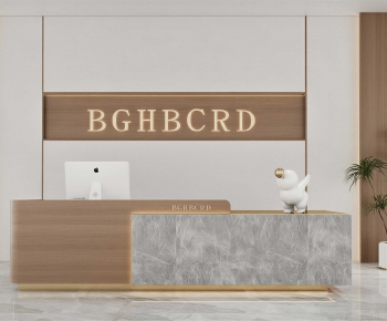 Modern Reception Desk-ID:102570192