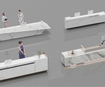 Modern Reception Desk-ID:721072915