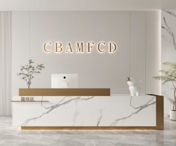 Modern Reception Desk-ID:463377959